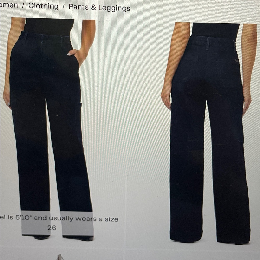 Joe’s Cargo Courtney Dark Blue Denim Pants